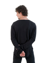 Kahuna V-Neck L/S Tee Black