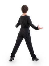 Kahuna V-Neck L/S Tee Black