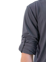 Kahuna V-Neck L/S Tee Grey