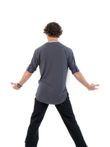 Kahuna V-Neck L/S Tee Grey