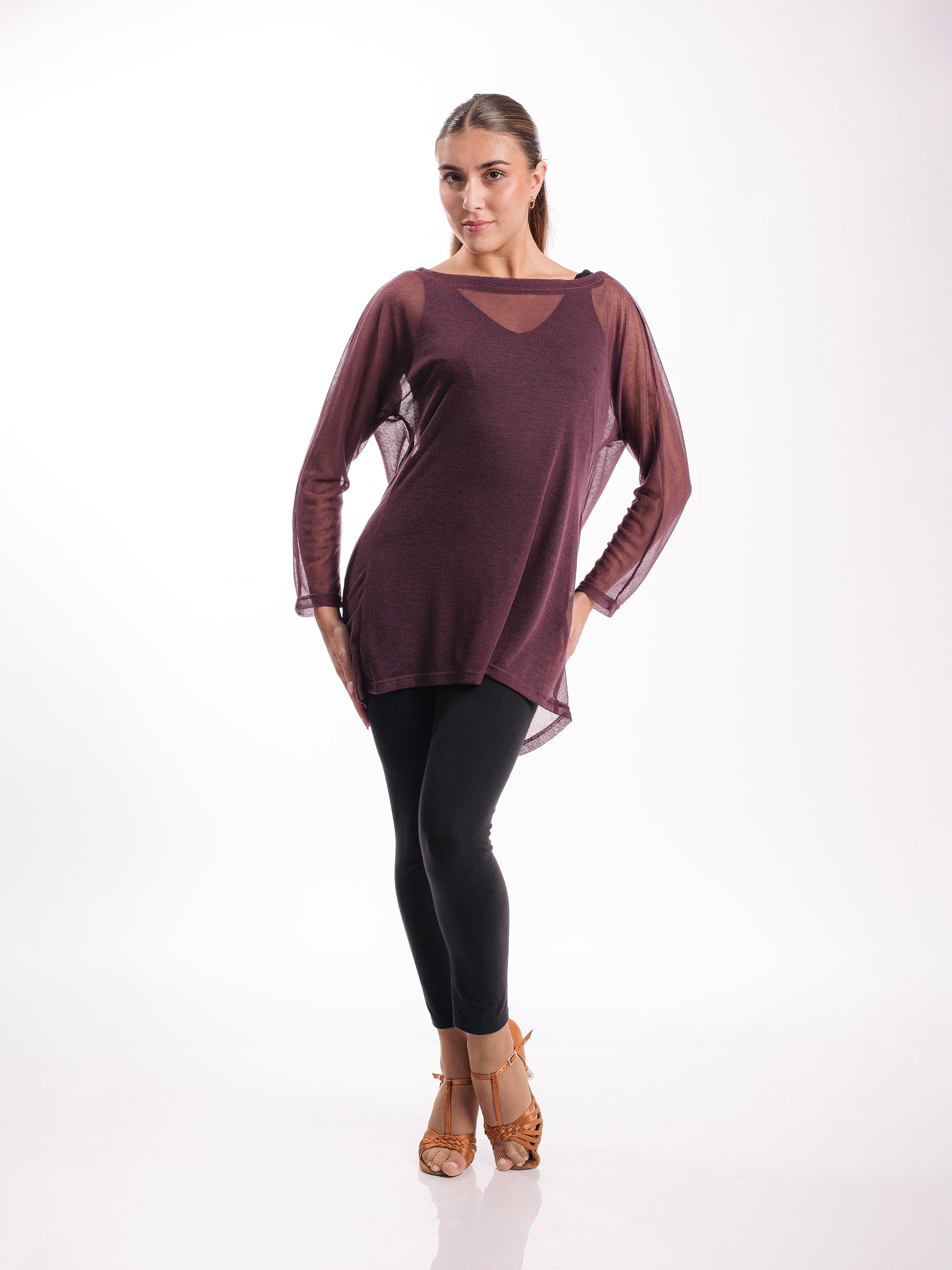 Maria Tunic Burgundy