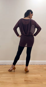 Maria Tunic Burgundy