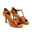 Mia T-Bar Tan Satin