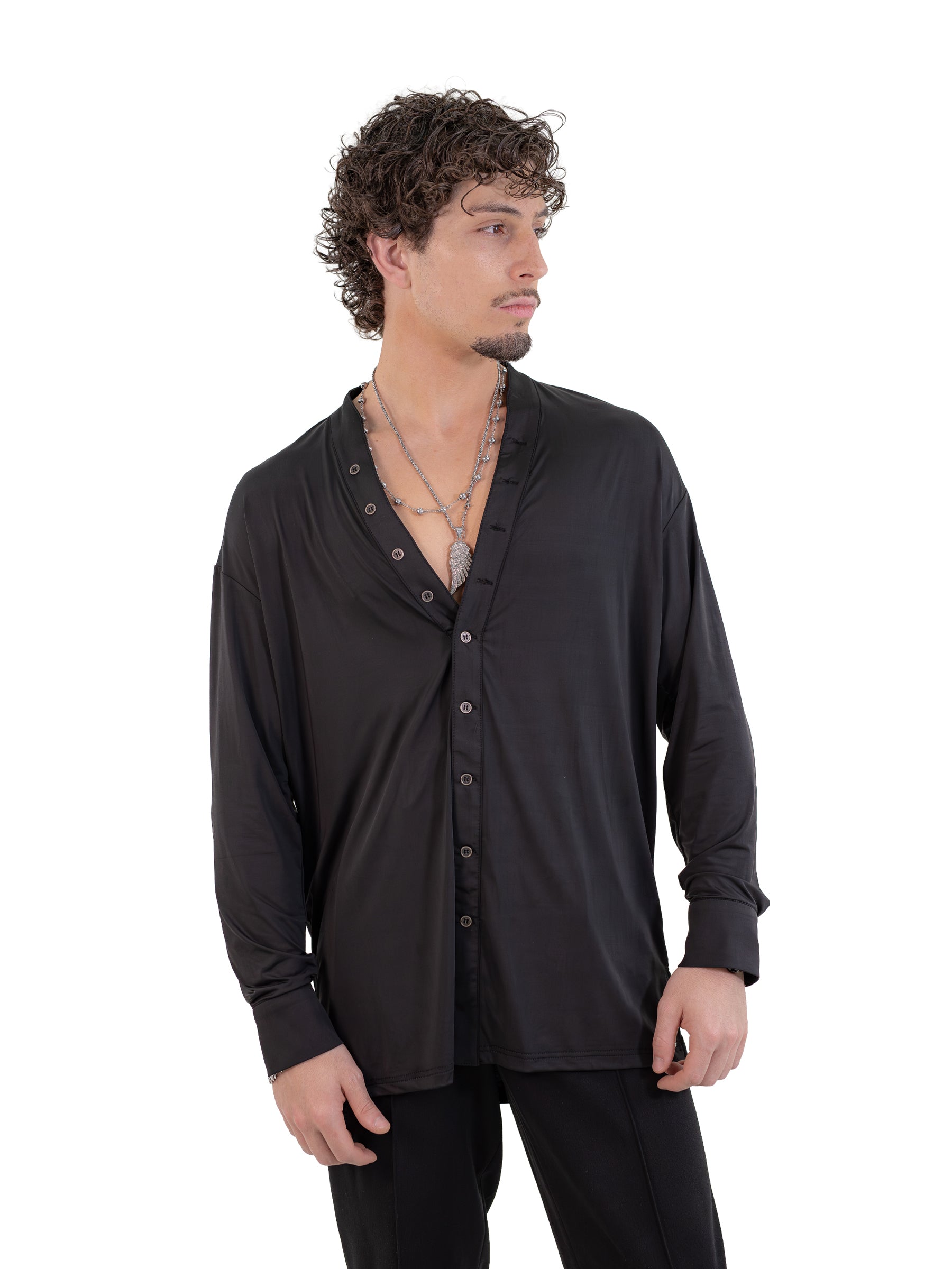 Odin Smock Tunic Black