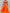 Orange Smooth Competition Dress with Crystal Details