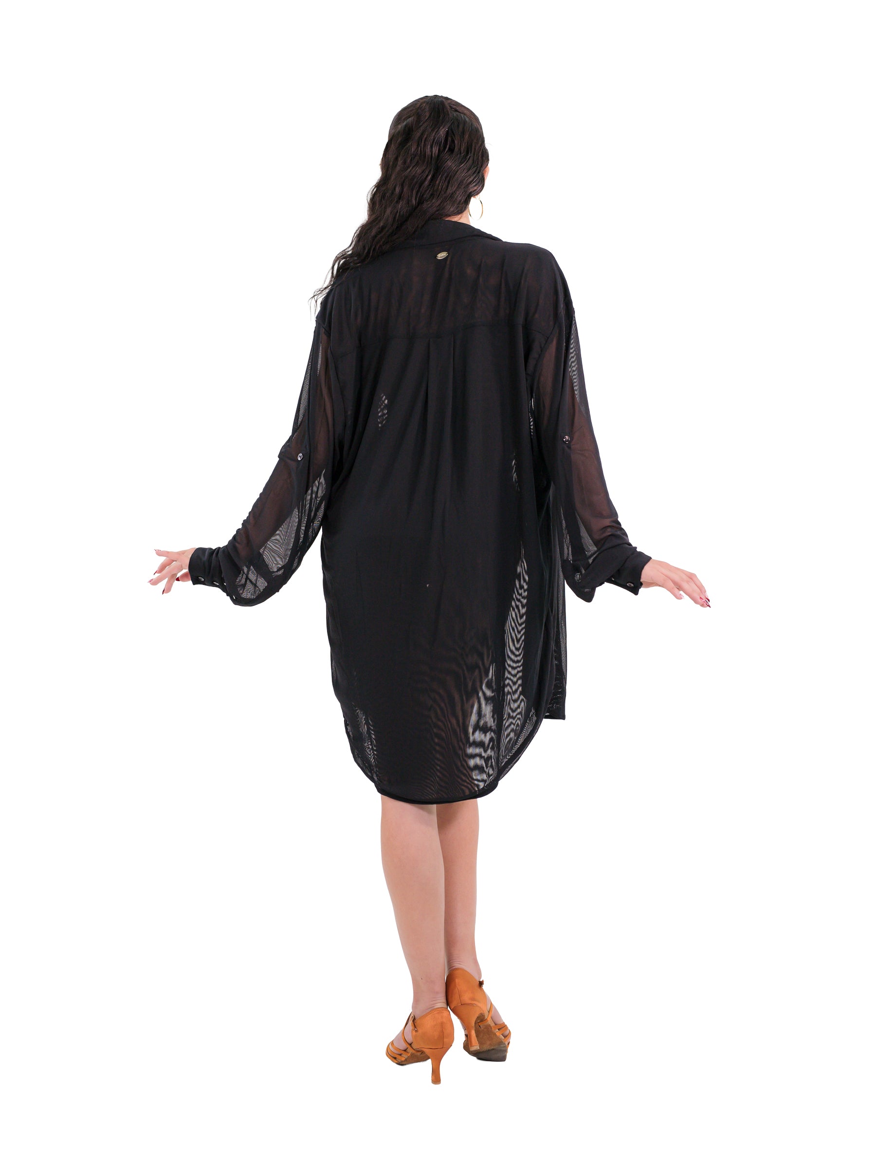 Pilar Oversized Shirt- Black