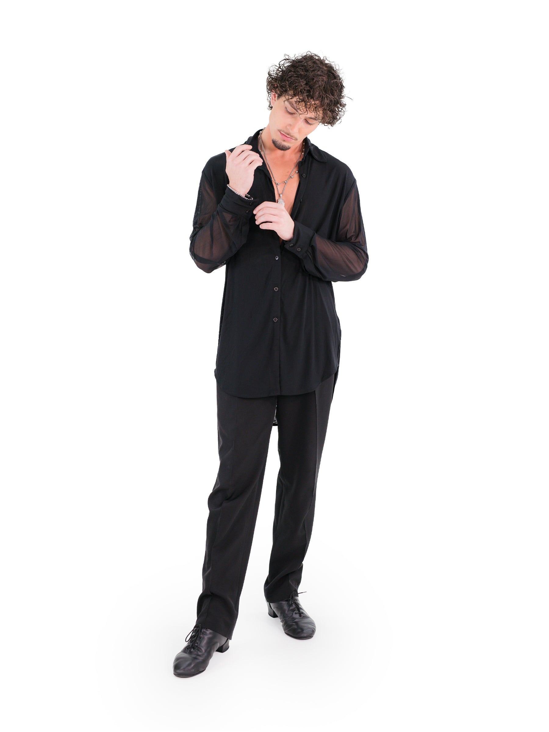 Pilar Oversized Shirt- Black