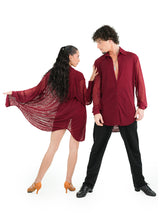 Pilar Oversized Shirt- Burgundy