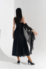 Pleated Modern Skirt with Side Slit