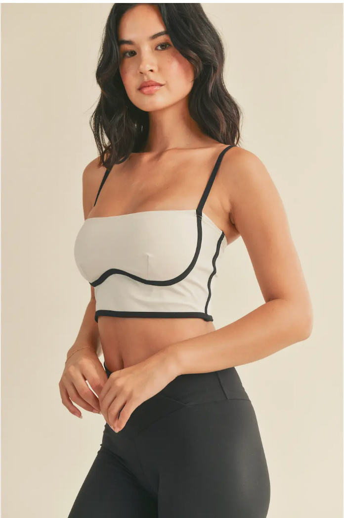 Cream Sculpting Bra Tank