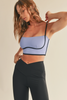 Lavender Blue Scuplting Bra Tank