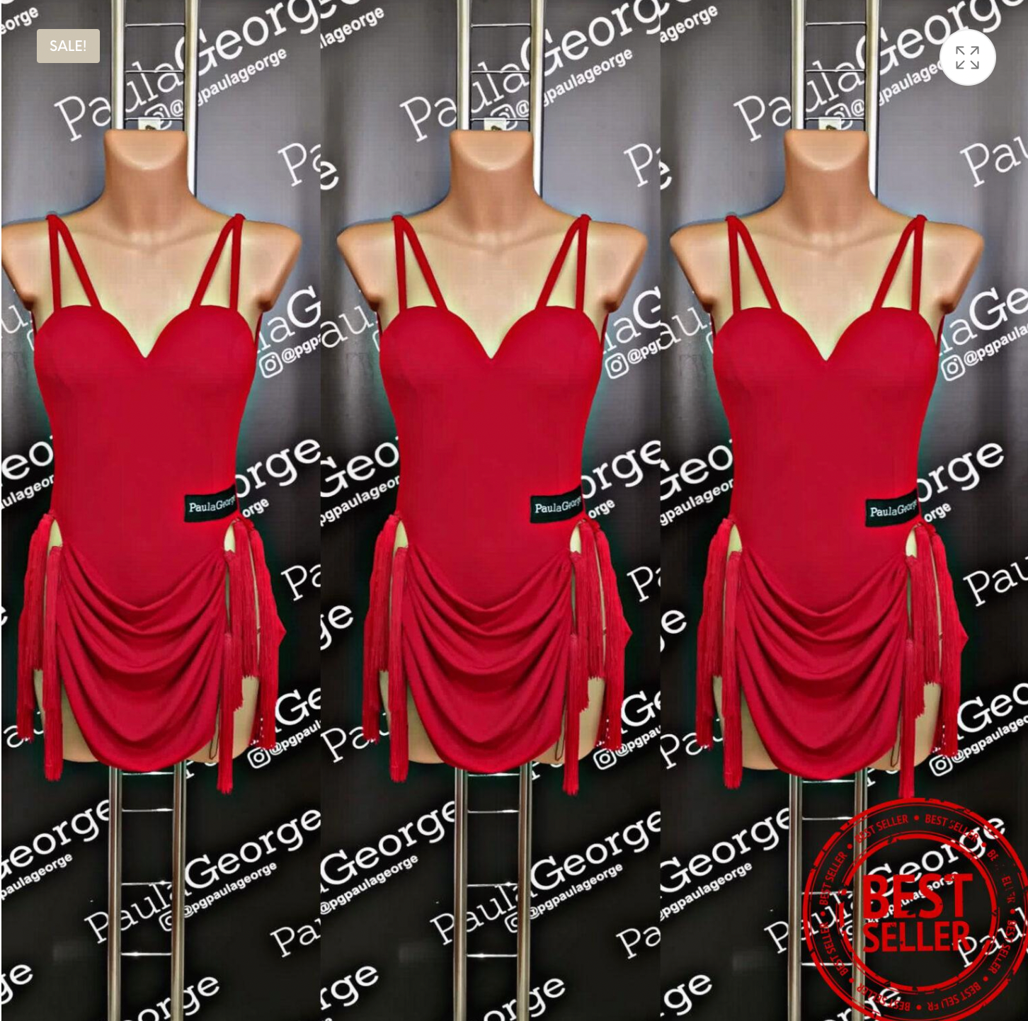 Juno Dress in Red