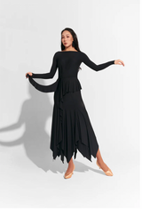 Black Super Soft Long Sleeve Dress