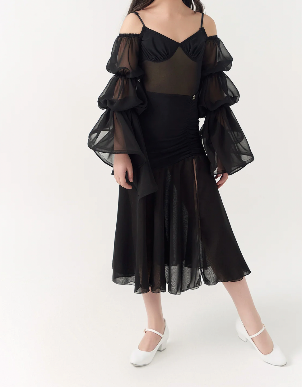 KIDS High-End Ruffle Hem Dress