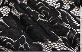 Midnight Lace Asymmetrical Top