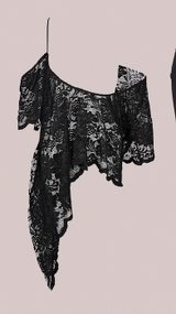 Midnight Lace Asymmetrical Top