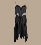 Midnight Fringe Dress