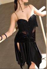 Midnight Fringe Dress