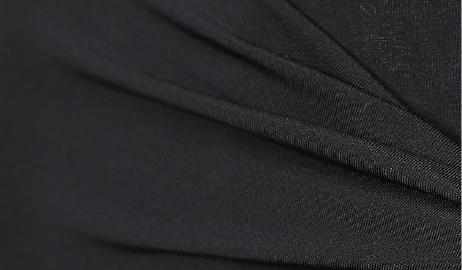 Mocha Drape Skirt- BLACK