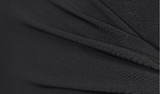 Mocha Drape Skirt- BLACK