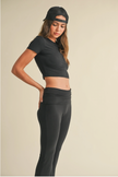 Soft Knit Tee Black