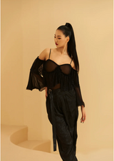 Flare Sleeve Leotard