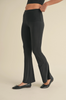 Soft Knit Foldover Flare Pants