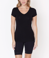 Bamboo V Neck Fitted Top