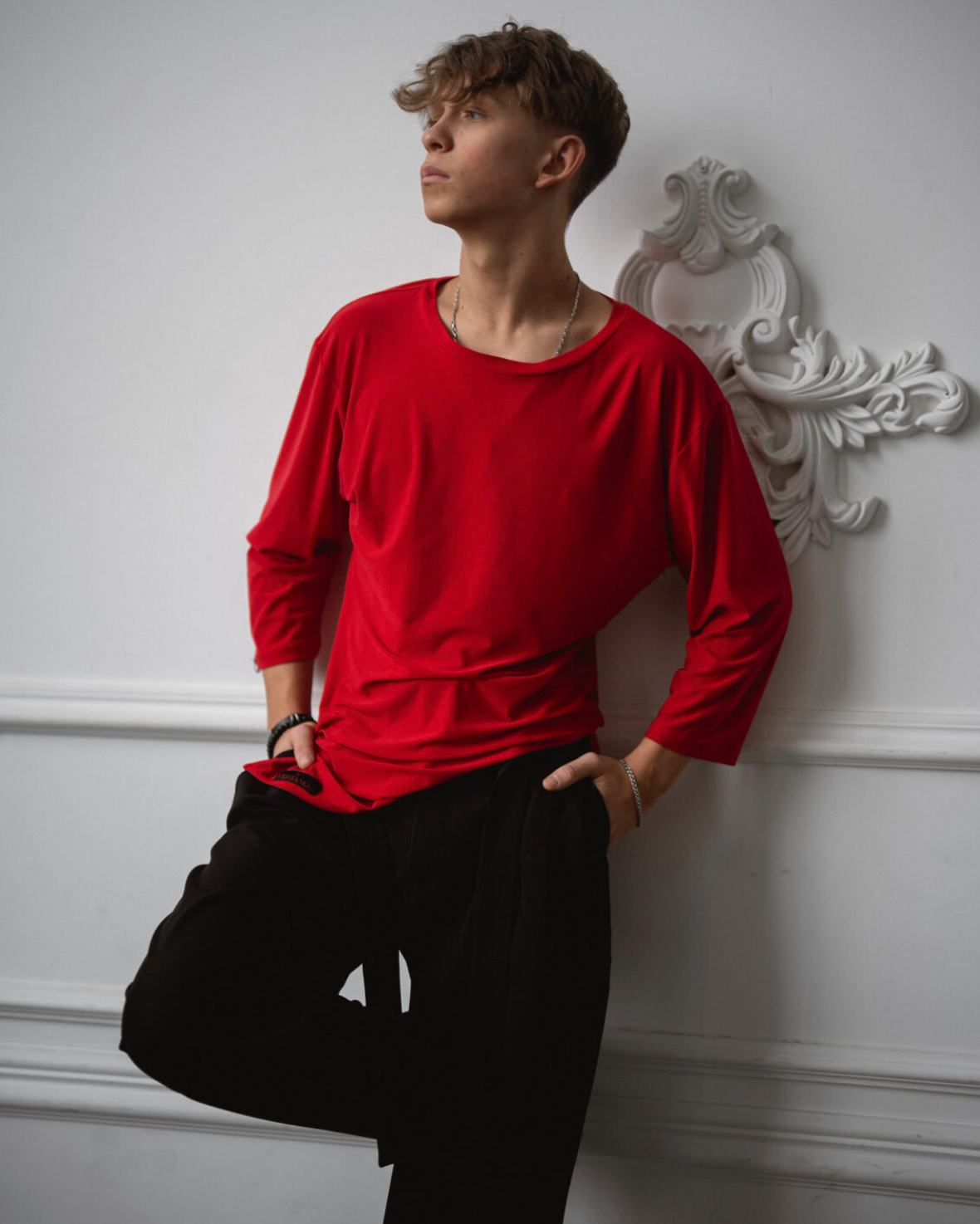 Mens Red Tunic