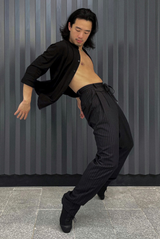Classic Pleat Pinstripe
