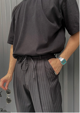 Classic Pleat Pinstripe