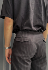 Classic Pleat Pinstripe