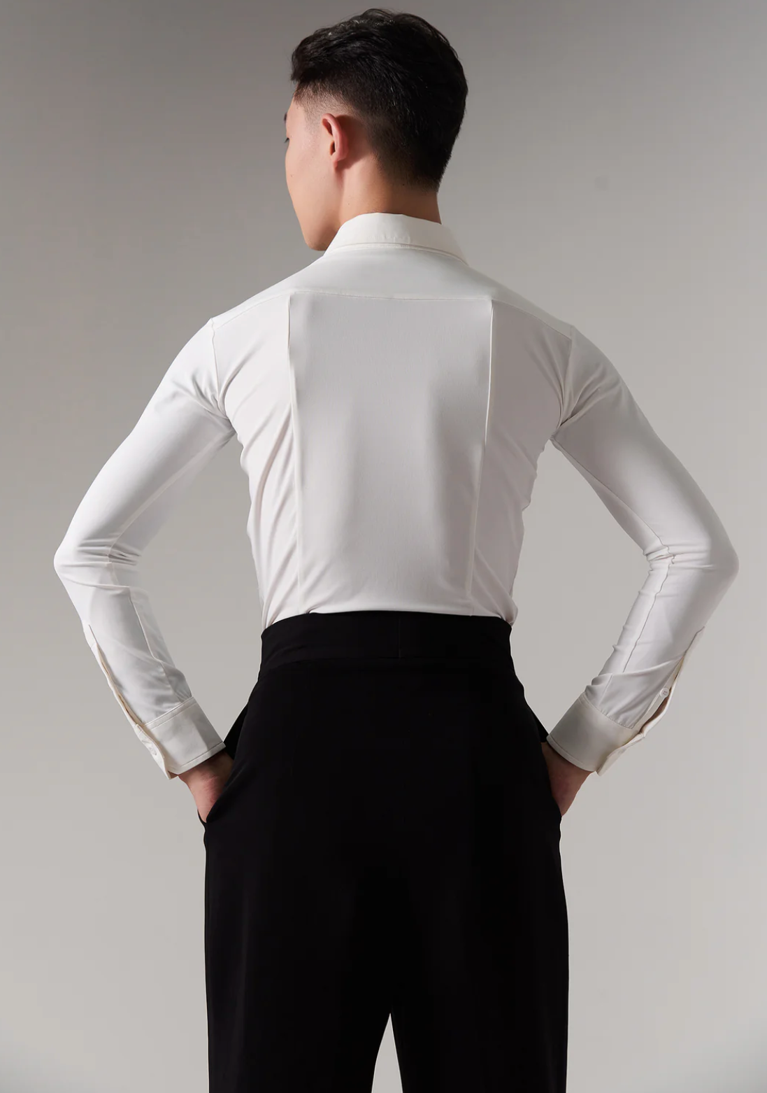 Long Sleeves Slim Fit Stretchy Shirt
