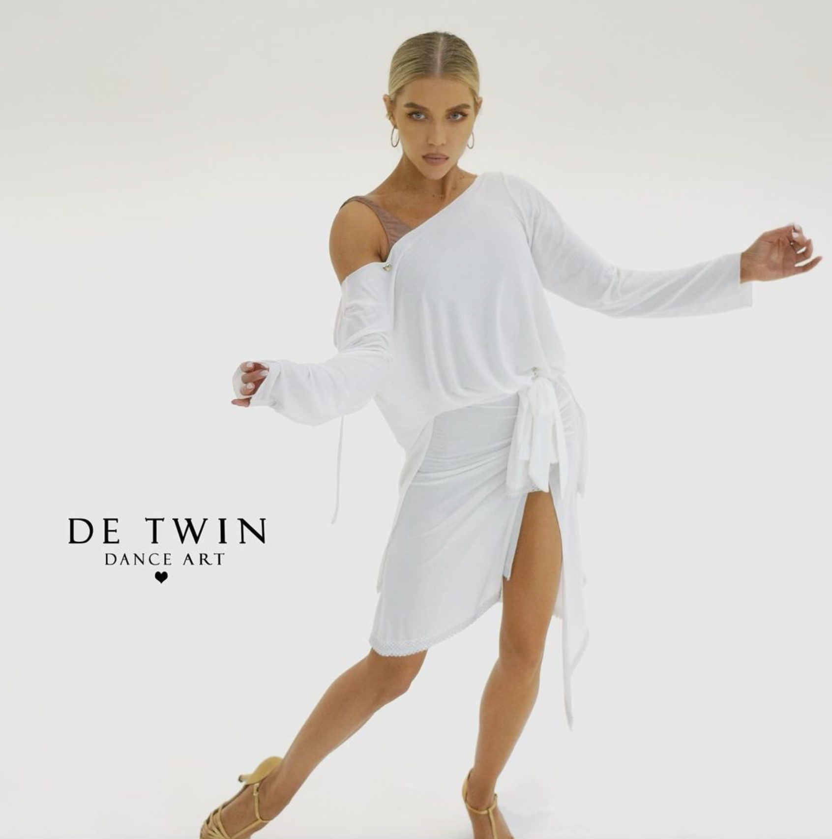 Gaynor Skirt White Crystal