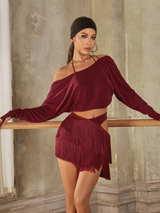 Maltisse Top Burgundy