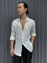 White Collared Dress Shirt