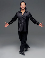 Satin Bib Shirt
