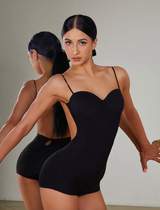 Lychee Aroma Bodysuit-Black