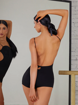 Lychee Aroma Bodysuit-Black