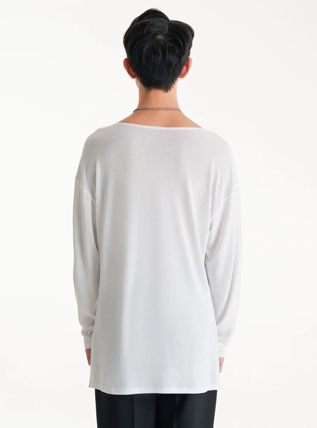 Deep V Button Up