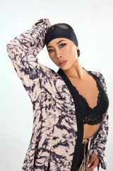 Florence Champagne Silk Cardigan