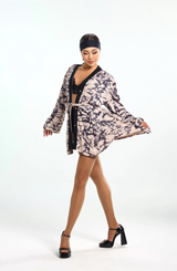 Florence Champagne Silk Cardigan