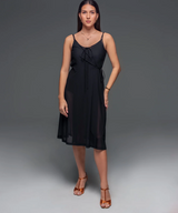 Net Wrap Dress