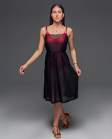 Net Wrap Dress