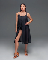 Net Wrap Dress