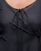 Net Wrap Dress