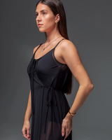 Net Wrap Dress