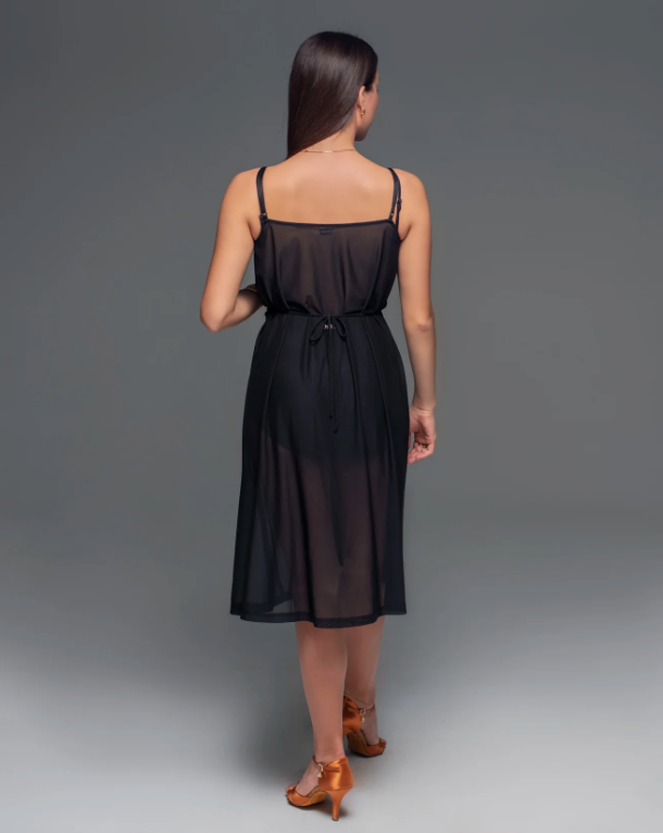 Net Wrap Dress