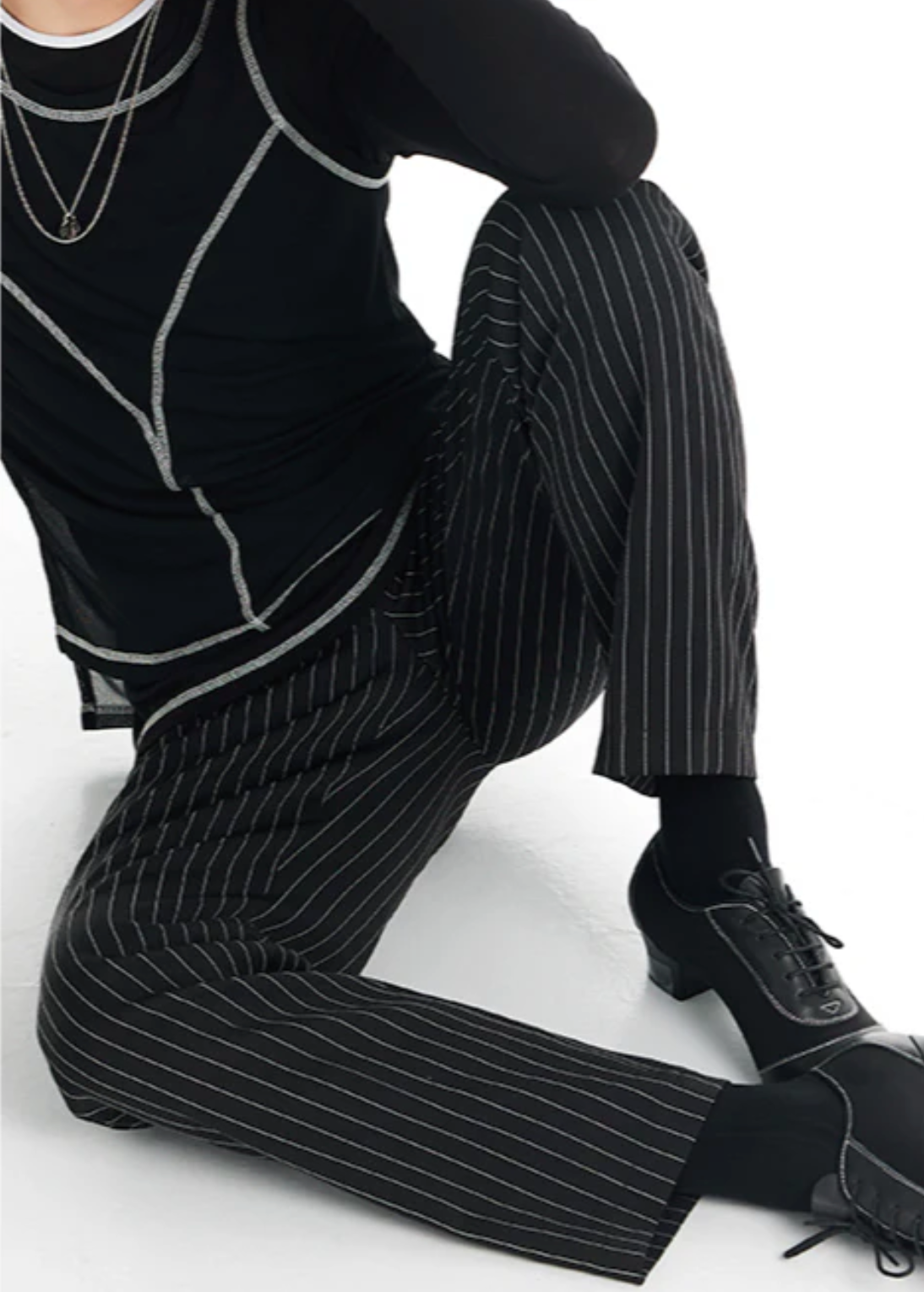 Pinstriped Performance Pants