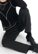 Pinstriped Performance Pants